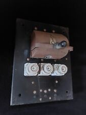 Alte Schalttafel Elektro Schalter Steckdosen Marmor Schiefer Industrie Design