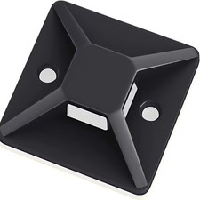 100 x Klebesockel Kabelbinder