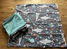 Fische Bettwäsche 135x200 Kissen 80x80 Wende Bettdecke