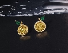 Ohrringe Zitrone mit