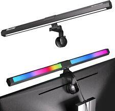 Quntis 40cm Monitor Lampe mit RGB, Touch Control, Anti-Blau-Licht, USB, dimmbar