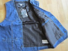 Jeansweste Herren blau