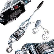 Handseilzug 4t 4000kg Seilwinde Flaschenzug Hebezug Seilzug Handwinde