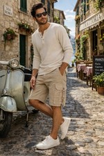 Herren Kurze Cargo-Hose