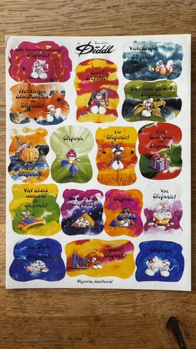 Diddl sticker aufkleber mit - sticker,