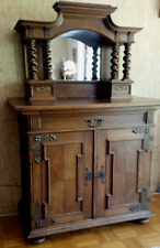 Antikes Vertiko altdeutsch flämisch Eiche Anrichte Buffet Geschirrschrank 1900
