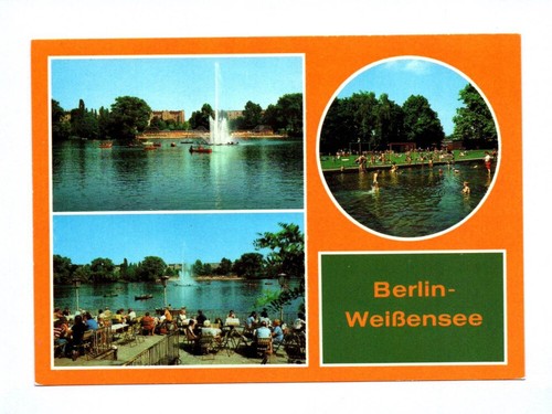 Berlin weißensee 1983 am - ak,