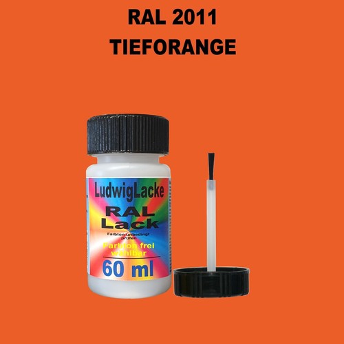 Ral 2011 tieforange - ral, seidenmatt