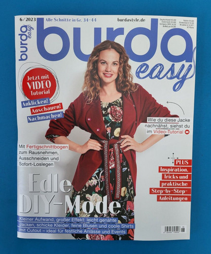 Burda easy 2023 mit - burda, 6/2023