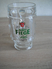 Moritz Fiege Pils Glaskrug Glas Krug 0,3 l Vitrinenstück selten