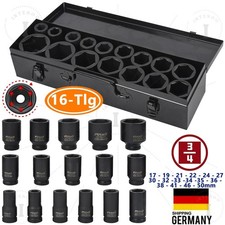 16tlg Schlagschrauber Nüsse