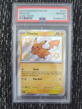 Pikachu PAF 131/091 Paldea Schicksale Shiny Pokemon Karte Englisch PSA 10