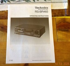 Bedienungsanleitung TECHNICS RS-BR465 Original
