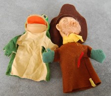 2 Vintage Steiff  Handpuppen