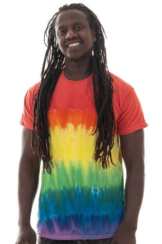 Herren batik kurzarm shirt - herren,