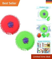 Erfrischendes 2er Set Wasser Wurfscheiben für Kinder - Farbenfroher Sommer Spaß