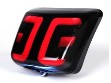 Rücklicht getönt, Rahmen