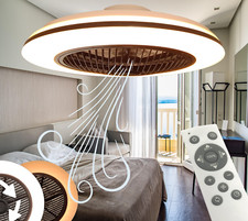 Deckenventilator mit Beleuchtung Fernbedienung Deckenleuchte mit Ventilator 360°