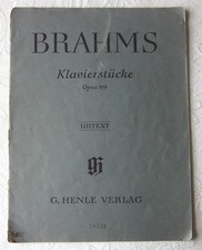 BRAHMS - KLAVIERSTÜCKE