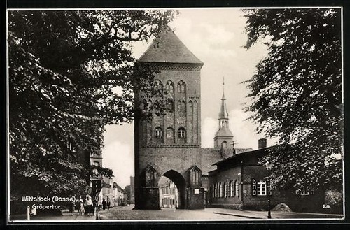 Ansichtskarte wittstock - ansichtskarte,