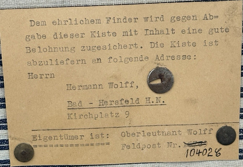 Original wwii german feldpost - german,