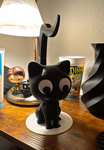 Katzenfigur dekofigur schwarz - katzenfigur,