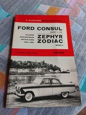 Ford Consul Zephyr Zodiac Mk2 Olyslager Betriebsanleitung Handbuch Mark 2