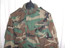 Alpha Industries M65 Cold Weather Field Coat 1986 Nice Vintage Item Woodland Cam