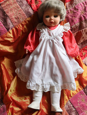 RARITÄT Top erhaltene MAMA-PUPPE niedliche PUPPE mit Stimme 2/60 ES Emil Schwenk