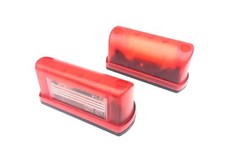 2x Kennzeichenleuchte mit