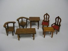 n382) alte Puppen Salon Möbel