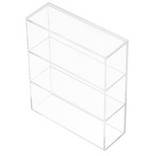 Set of 3 Vitrinenschrank Klein Bücherregal Miniatur-Hausaccessoires