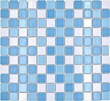 Mosaik Fliese Keramik blau