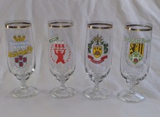 4x Brauereiglas m. Aufdruck