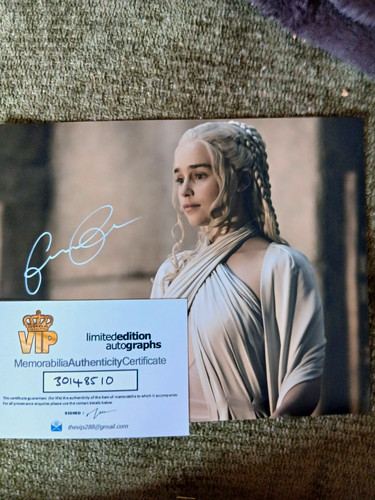 Emilia clarke handsigniertes - emilia,