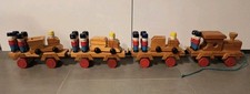 seltene DDR Holzeisenbahn Rarität Zug, Figuren & Kipper
