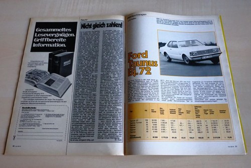 Mot 1974 tips für - mot, ford