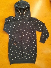 Pullover Mädchen * Hoodie * langer Pulli * YIGGA * dunkelblau * 146/152 * Pferde