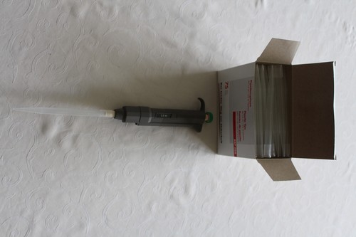 Gebrauchte pipette - gebrauchte,