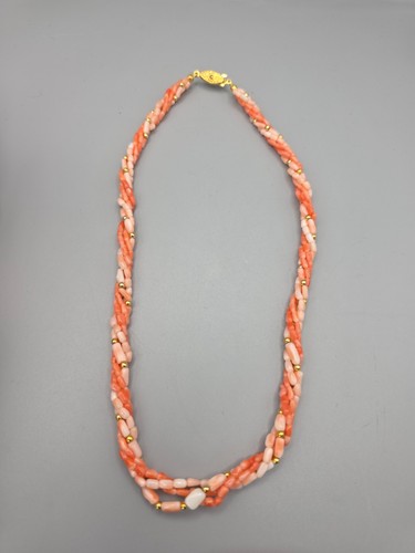 Vintage korallenkette - vintage,