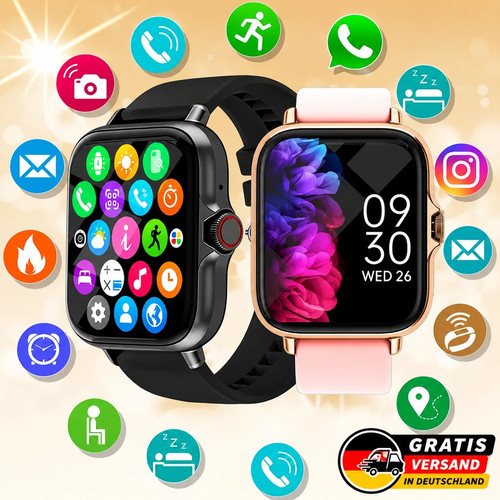 Bluetooth smartwatch herren - smartwatch,
