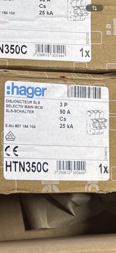 Hager sls schalter polig 50a - sls, 3-polig