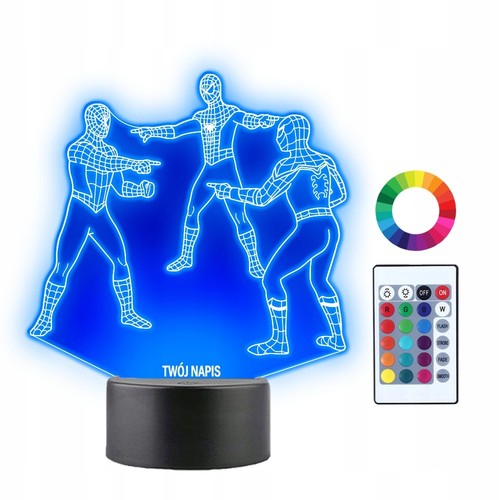 Led nachtlampe spiderman - led,