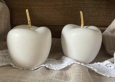 Deko figur apfel mit stiel - deko,