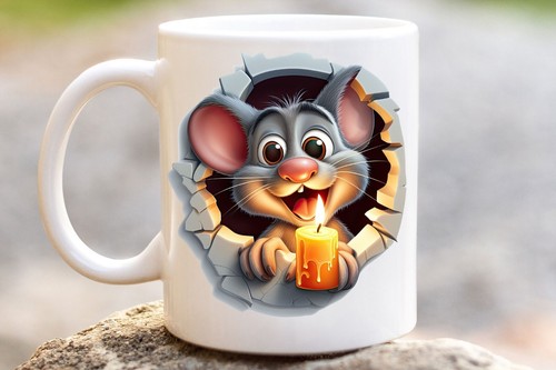 Niedliche maus tasse - niedliche,