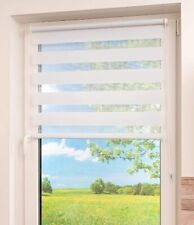 Doppelrollo K-home 517667-3 Klemmfix  Madrid ohne Bohren Weiß 60 x 150 cm