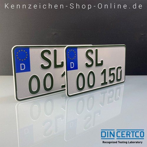 Kennzeichen grün 255x130 - 2,