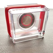 Deutschland 5 Euro "Tropische Zone", A, ST/VZ, Roter Polymerring, in Schatulle