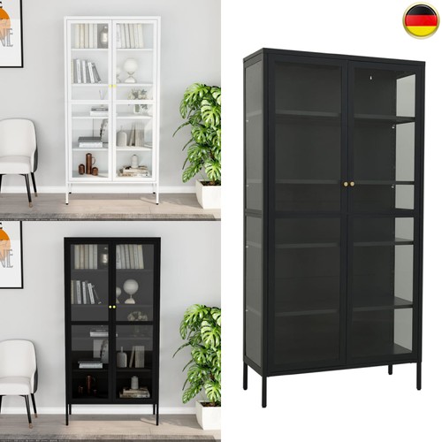 Vitrine 90x40x180cm stahl - vitrine,