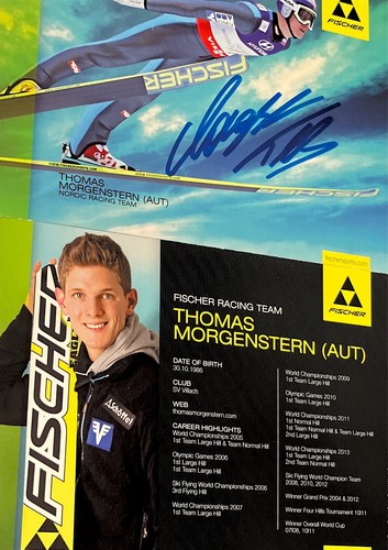 Autogramm thomas morgenstern - thomas,